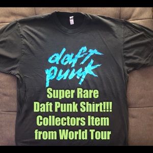 Daft Punk T Shirt - Very Rare for Collectors! - LG